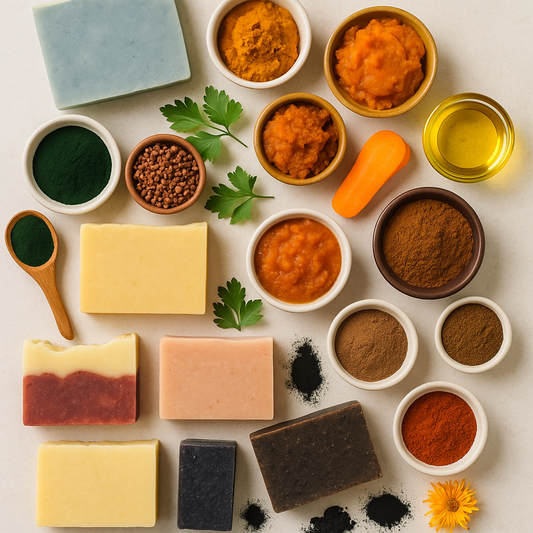 🌿 Guía Completa para Colorear Jabones Artesanales con Colorantes Naturales (Cold Process)