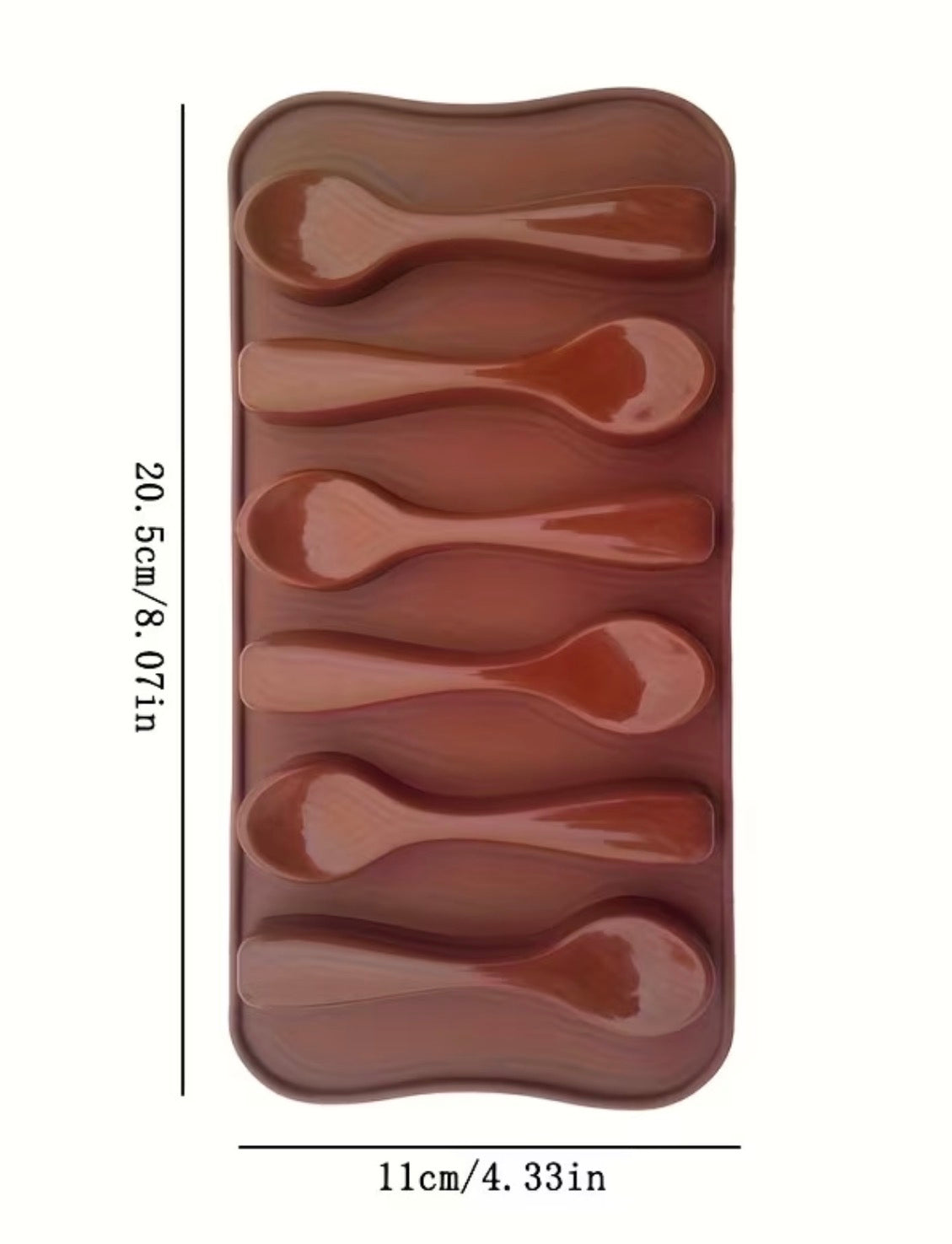 Molde de silicona cucharas