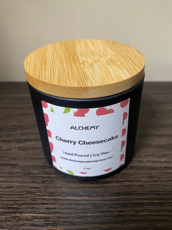 Cherry Chesseecake soy candle 4.0 oz