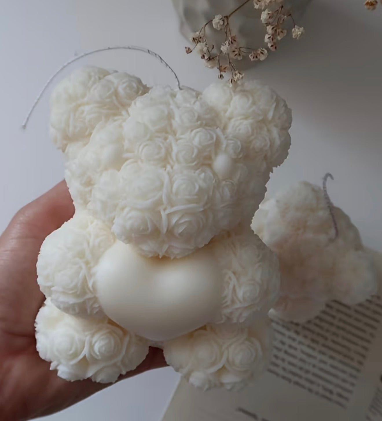3D Bear Heart Silicon Mold (Large)