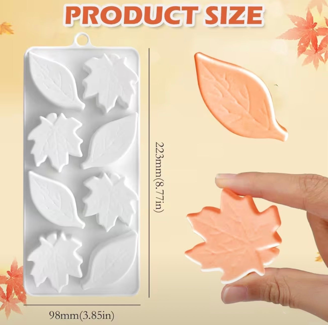 💥DISPONIBLE PRONTO💥 Autumn Leaf Silicone Mold