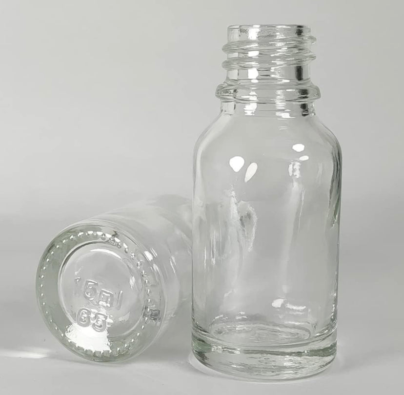 Botellas 0.5 oz con tapas con gotero 12PCS