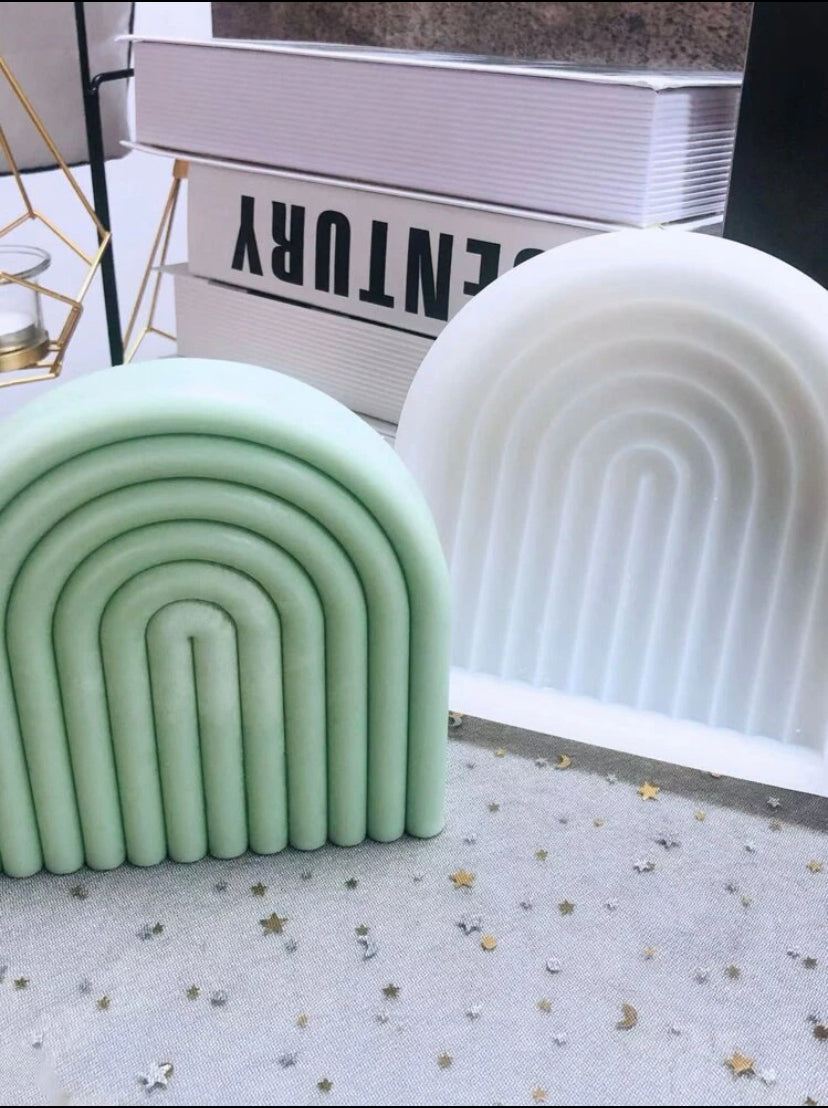 Molde de silicon geométrico