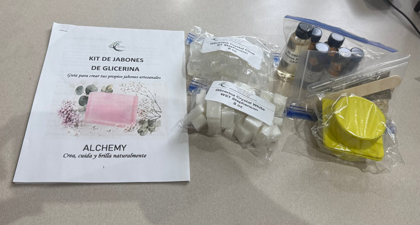 Kit para jabónes de glicerina