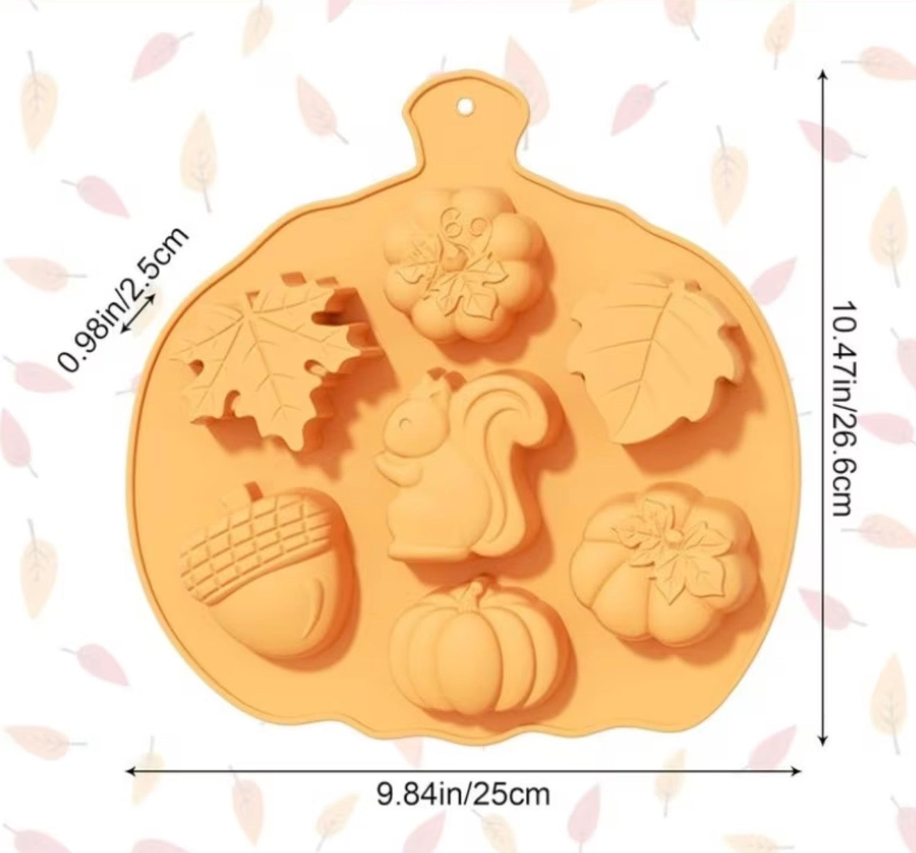 Molde de silicona otoño