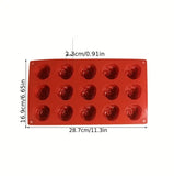 Silicone 15 Cavity Roses Mold