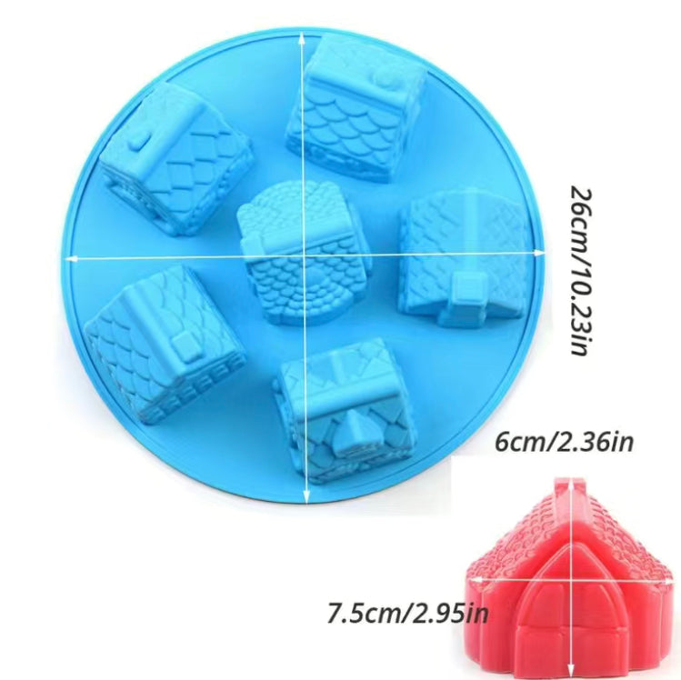 Christmas Houses Silicon Mold