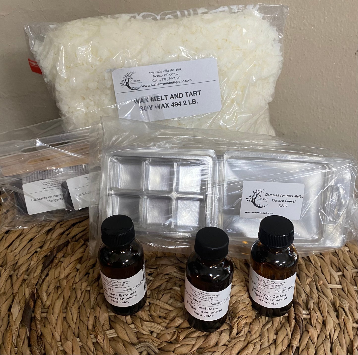 Kit para Wax Melts (Edicion Summer Fun)