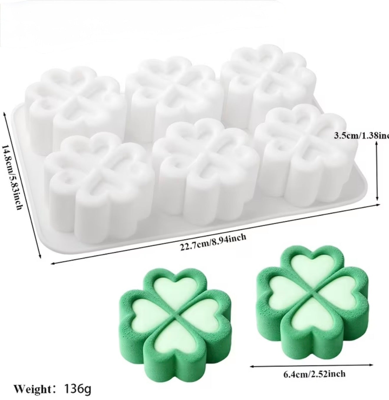 Clover Silicone Mold