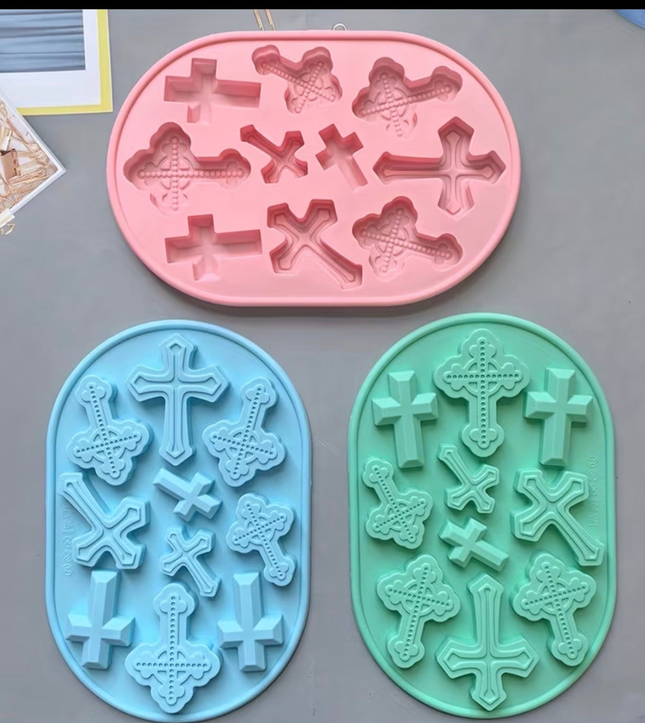 💥DISPONIBLE PRONTO💥 Cross shaped silicone mold