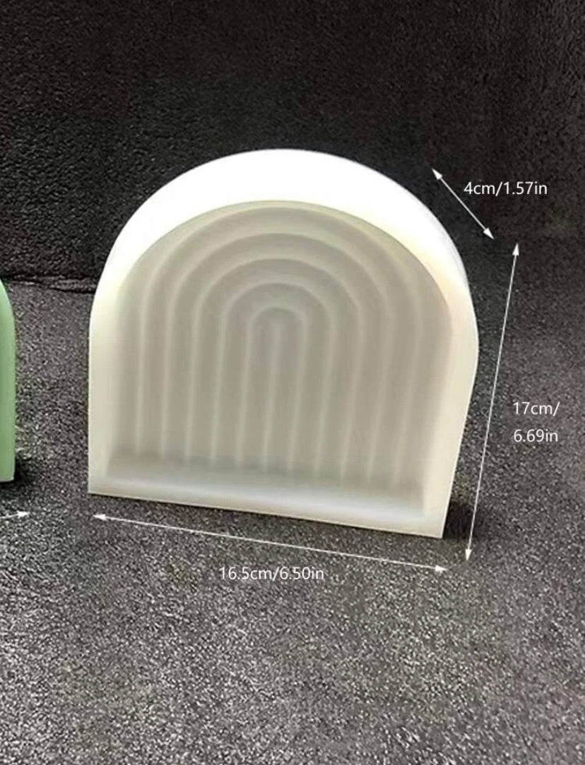 Molde de silicon geométrico