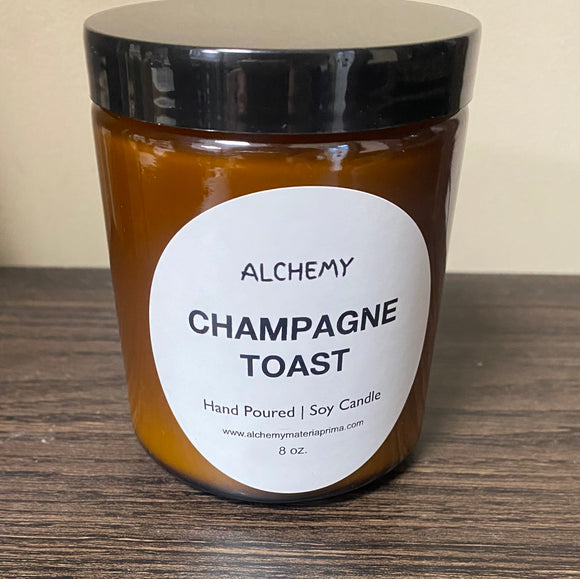 Amber Edition Champagne Toast soy candle 8.0 oz
