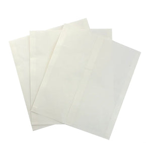 15 PCS - 7.2X 6.4 x 0.75 inch Kraft Paper Bags (White 18*16*2cm)
