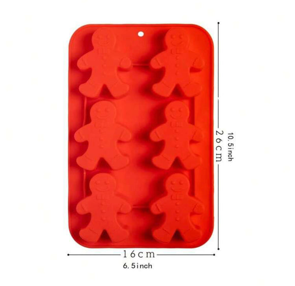 Gingerbread silicone mold