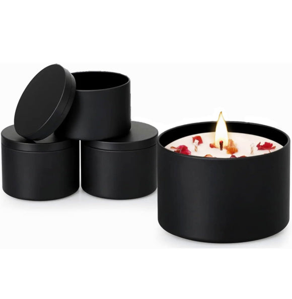 Candle Tin Can Containers 4 oz