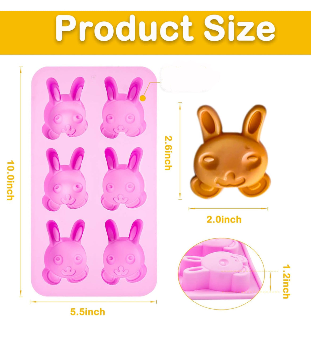Easter Bunny Silicone mold