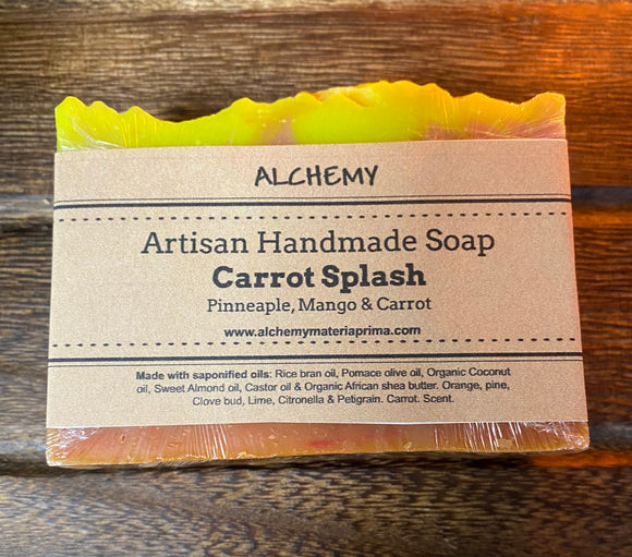 Artisan Handmade Carrot Splash Soap