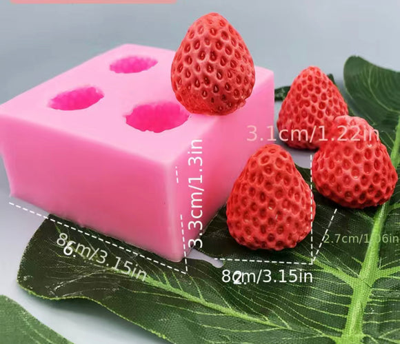 Silicone Mold Strawberry Shape