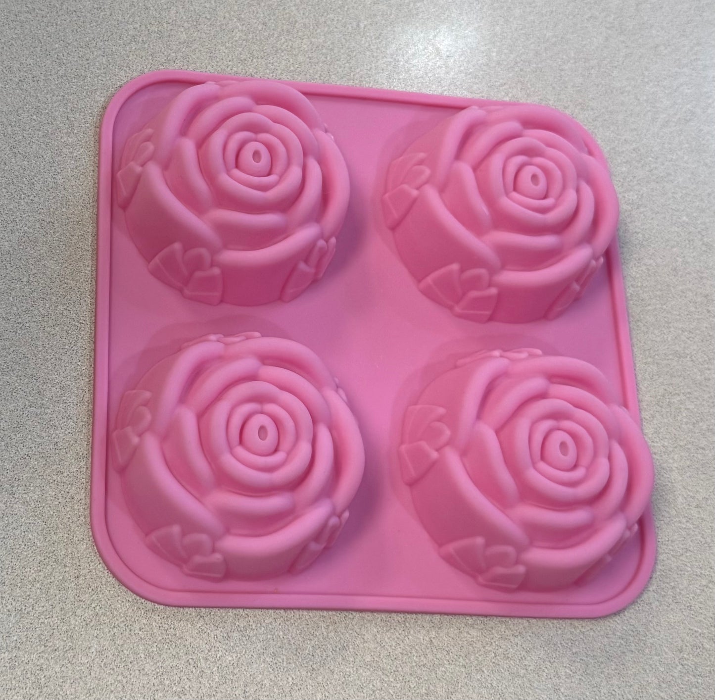 Molde de silicon rosas