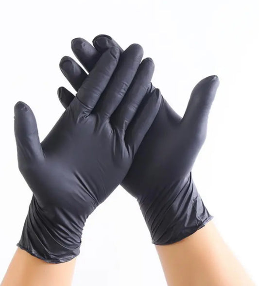 Nitrile Gloves Black (10 PCS) XL