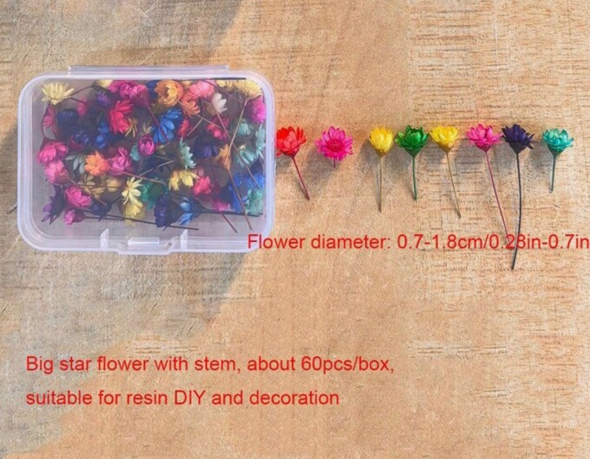 Mini Mixed flowers (for epoxy resin jewelry)