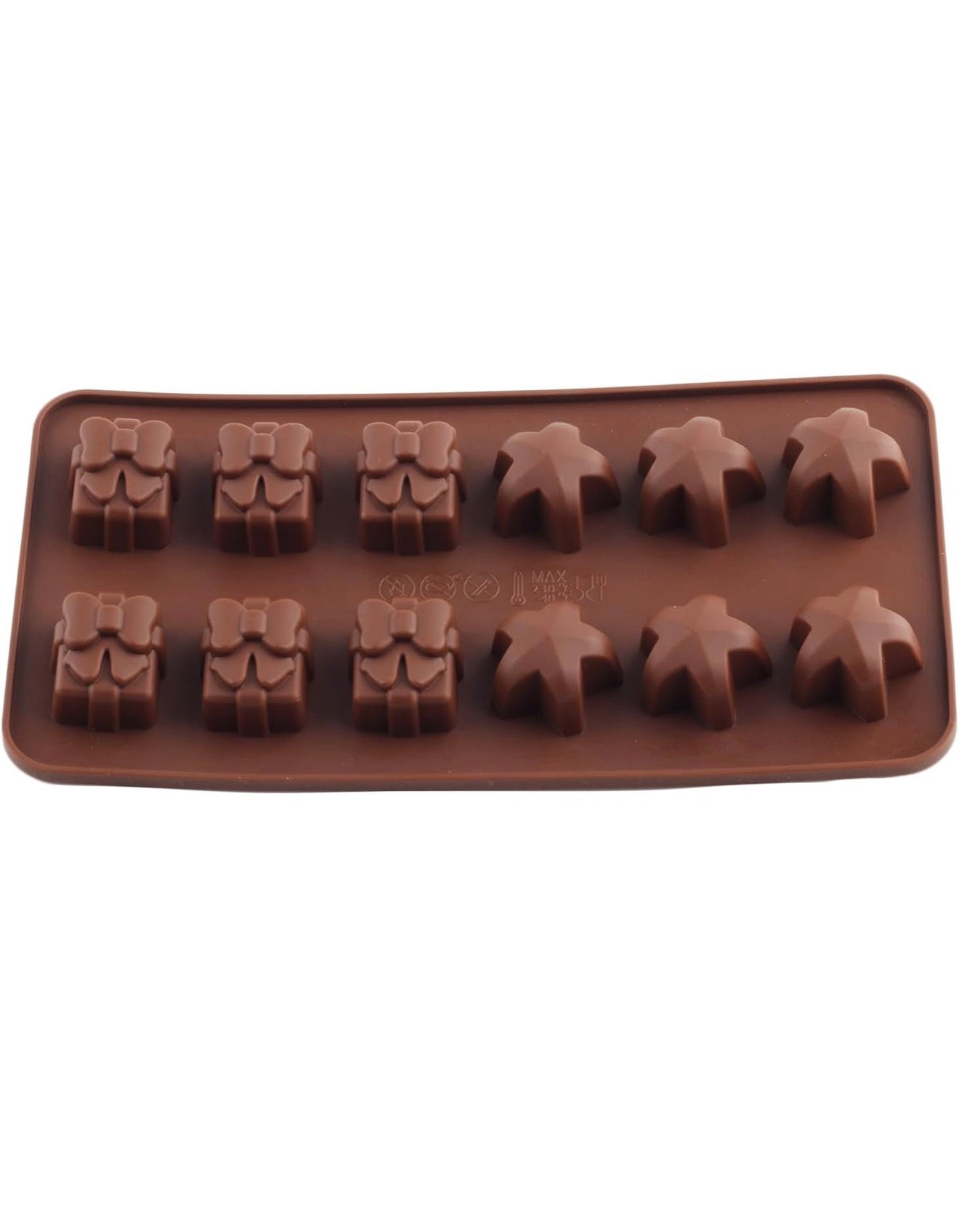 Christmas Gifts & Stars Silicone mold