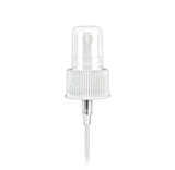 1 oz Clear Round Bullet Plastic Bottle w/ Spray Mist Cap (10PCS)