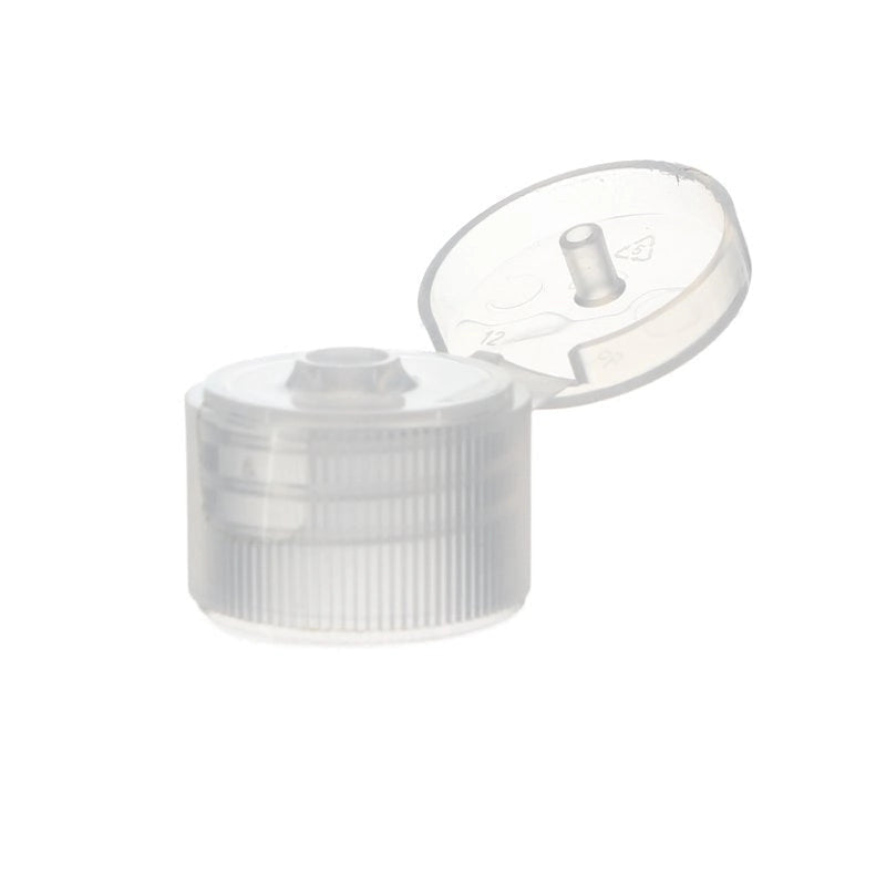 1 oz Clear Round Bullet Plastic Bottle w/ Cap (10PCS)