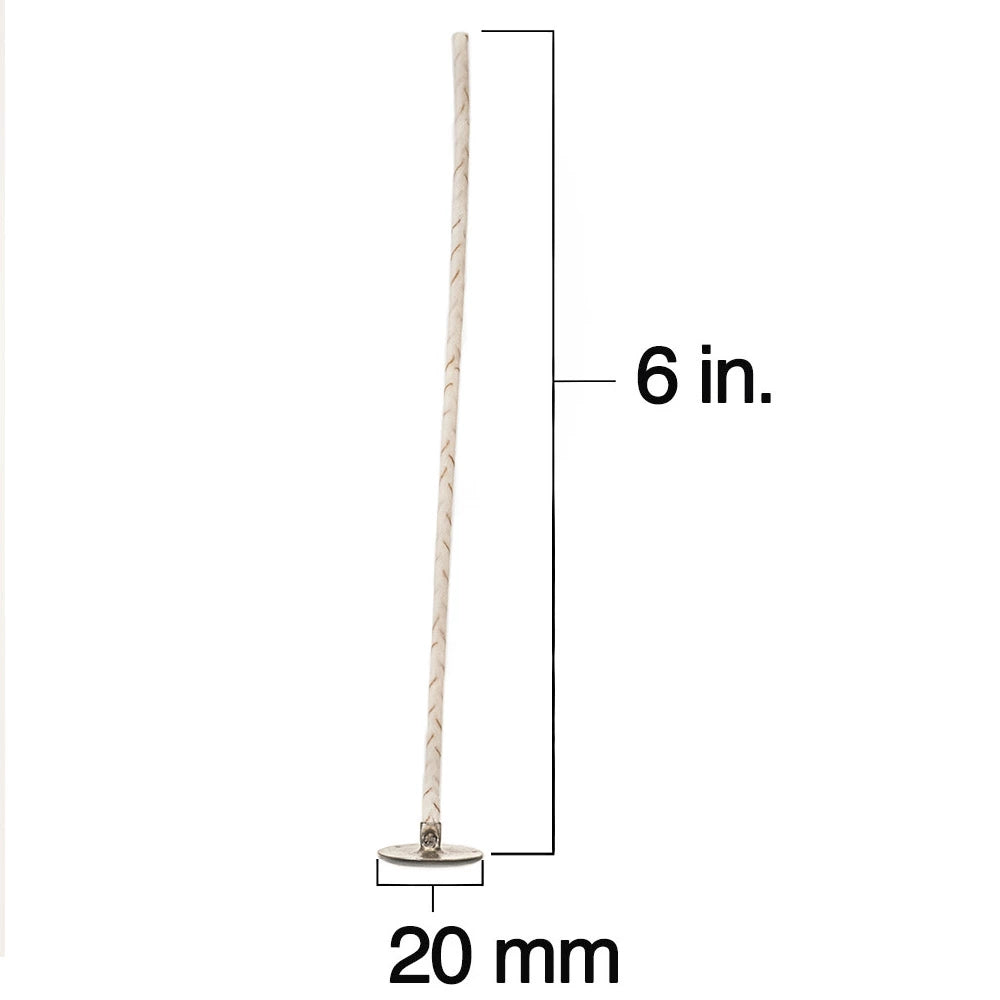 ECO 12 (6") Pretabbed Wicks (10 PCS)