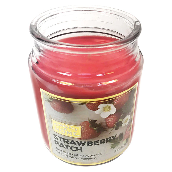 Complete Home Jar Candle Strawberry Patch 18 onz