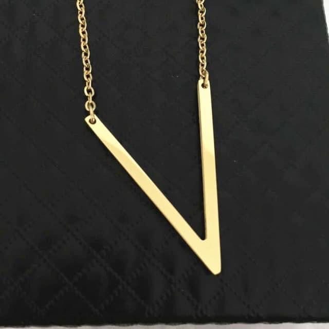 Letters Pendant Necklaces Stainless Steel
