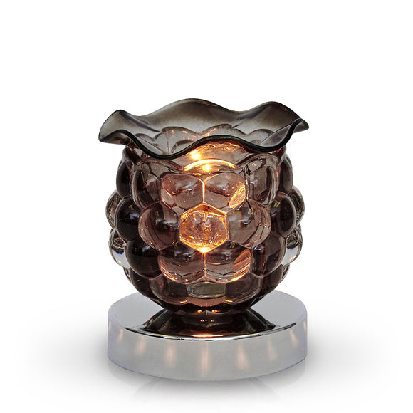 Spa Collection Oil & Wax Aromatic Lamp Warmer Globe Black