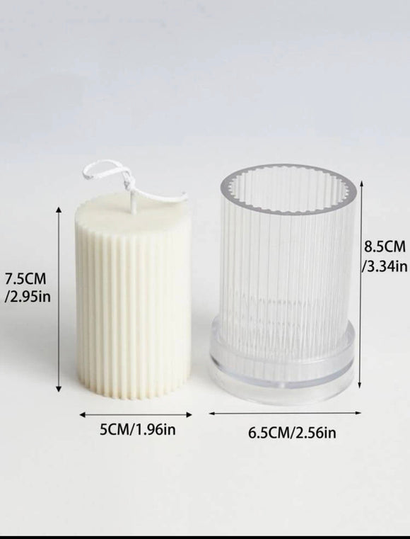 Molde desmontable plastico para velas