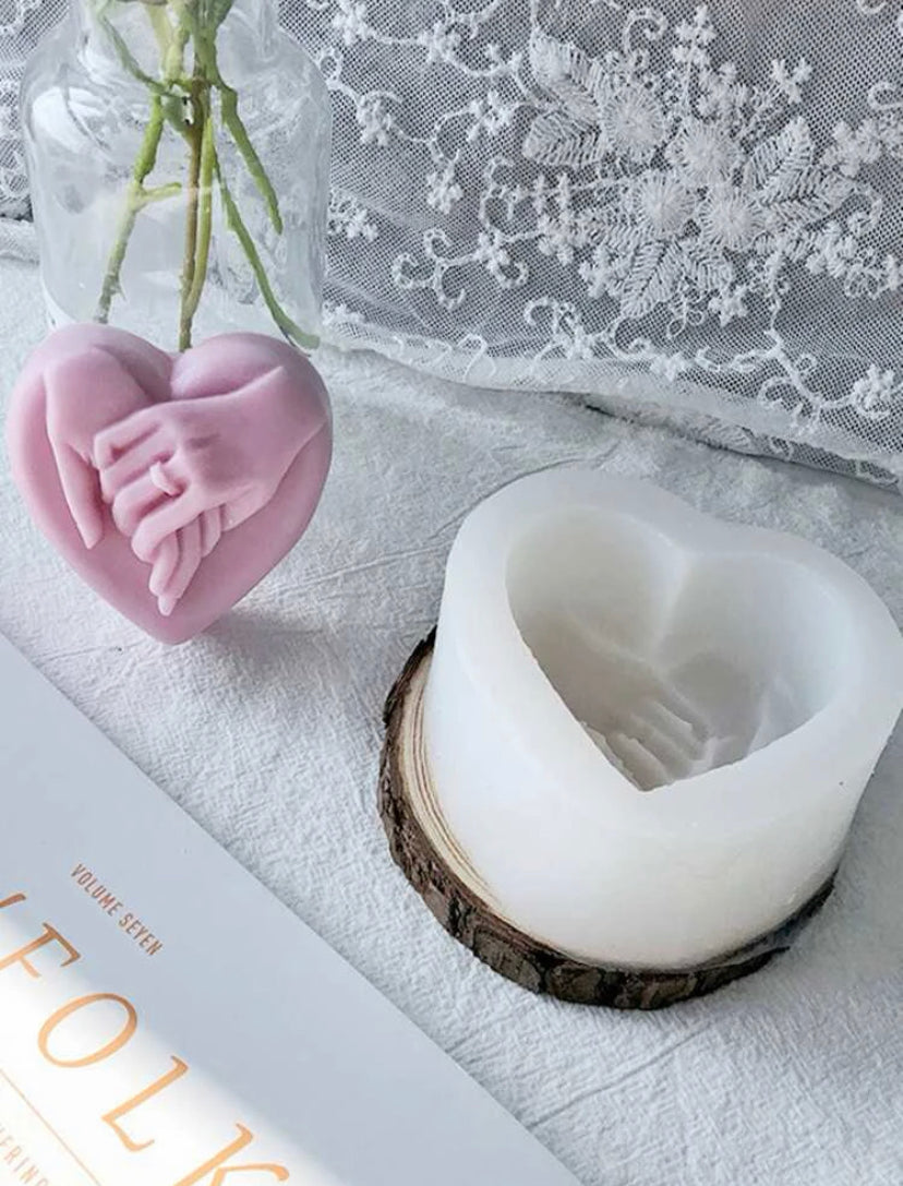 Heart silicone mold