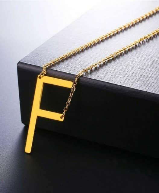Letters Pendant Necklaces Stainless Steel