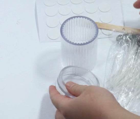 Molde desmontable plastico para velas