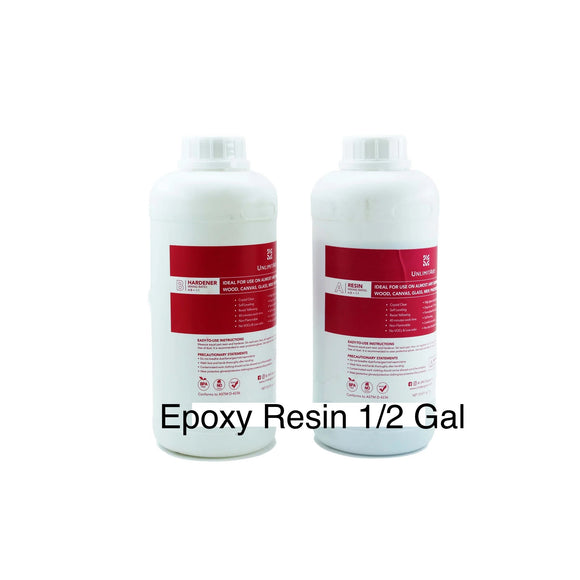 Epoxy Resin 1/2 Gallon per Bottle