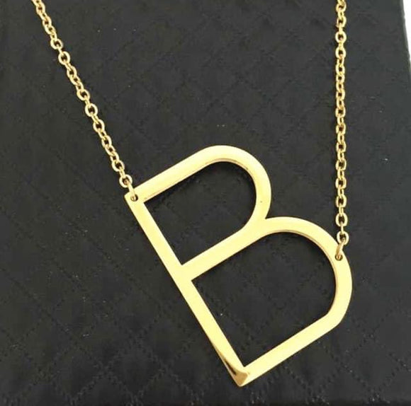 Letters Pendant Necklaces Stainless Steel