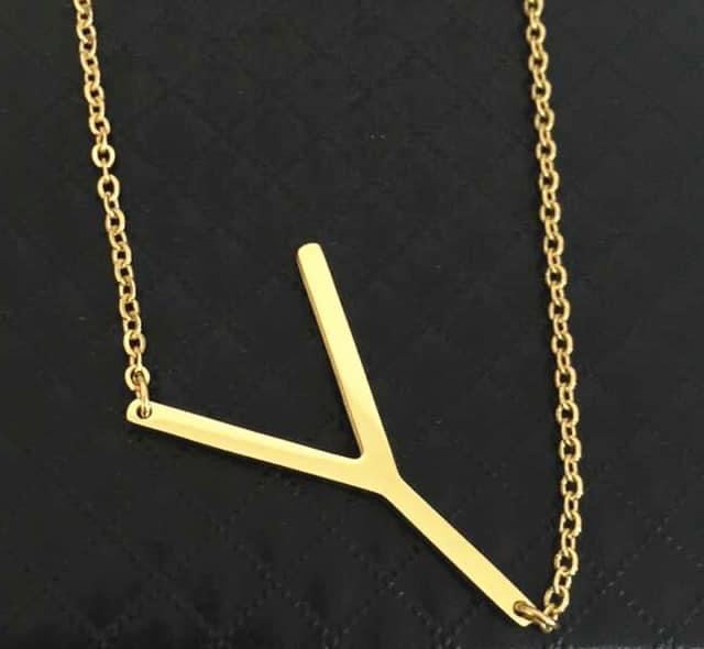 Letters Pendant Necklaces Stainless Steel