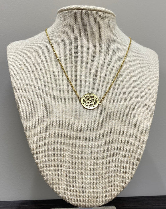 Rose Necklace Stainless Steel