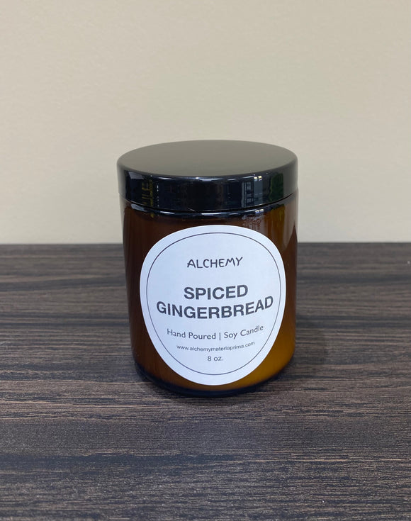 Amber Edition Spiced Gingerbread Soy Candle 8.0 oz