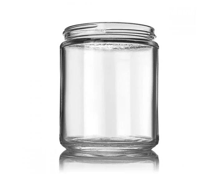 Envase de Cristal Redondo con tapa 4 oz (1PC)