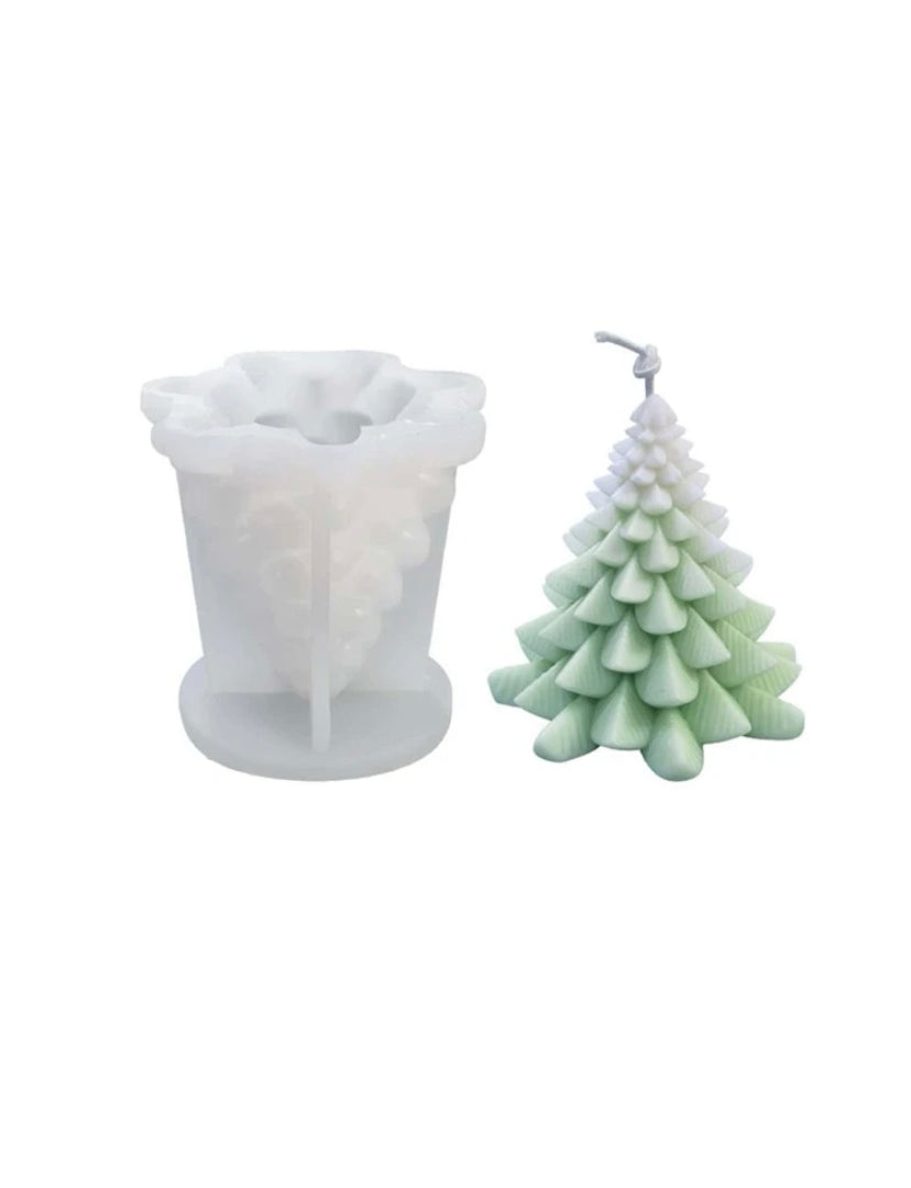 3D Christmas tree Silicone mold