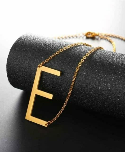 Letters Pendant Necklaces Stainless Steel