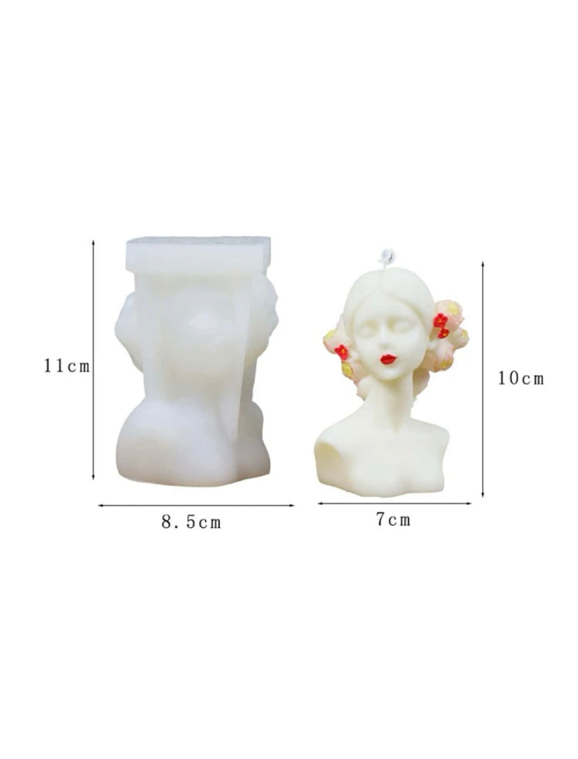 Molde silicon de bella durmiente