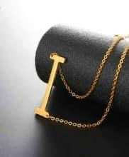 Letters Pendant Necklaces Stainless Steel