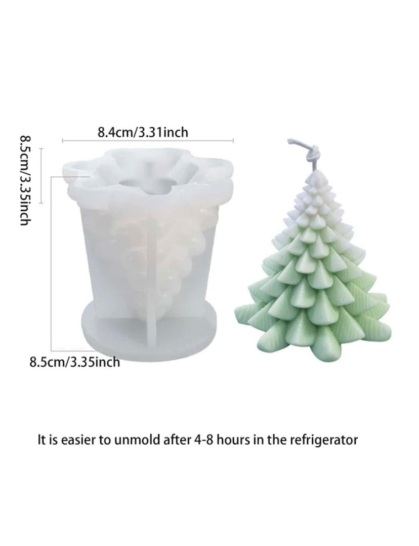 3D Christmas tree Silicone mold