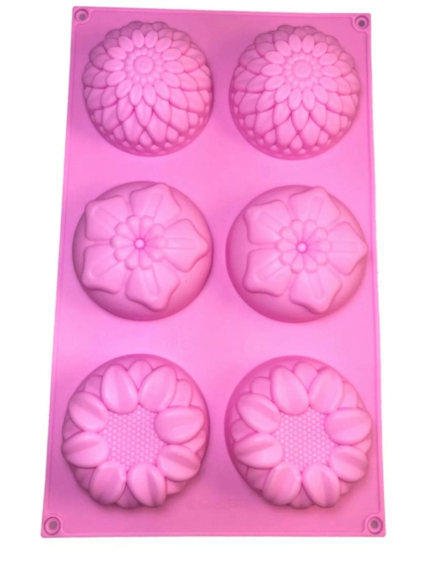 Sunflower Delicate Flower Silicone Soap Mold