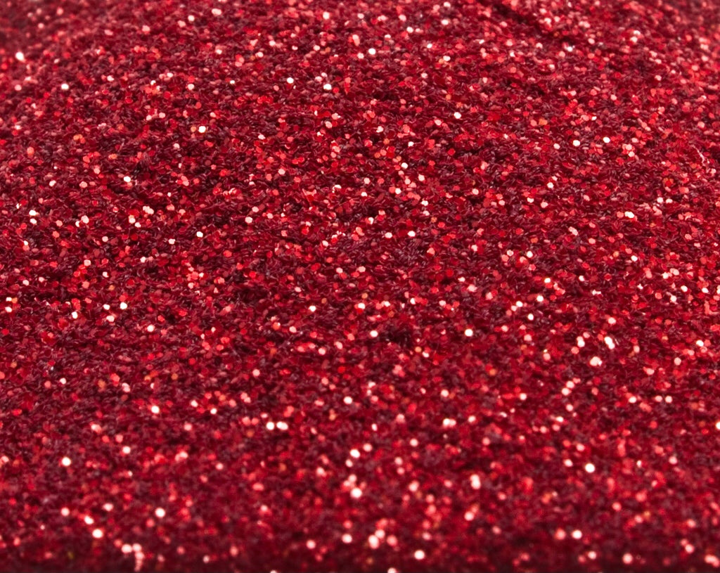 Ruby Red Glitter