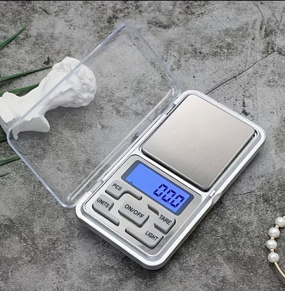 Balanza Digital de Precisión con Pantalla LCD 500g/0.01g